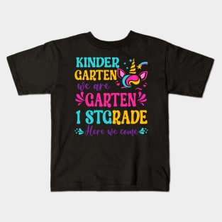 Kids Kindergarten Done 1st Grade Last Day Of School Graduation Kids T-Shirt